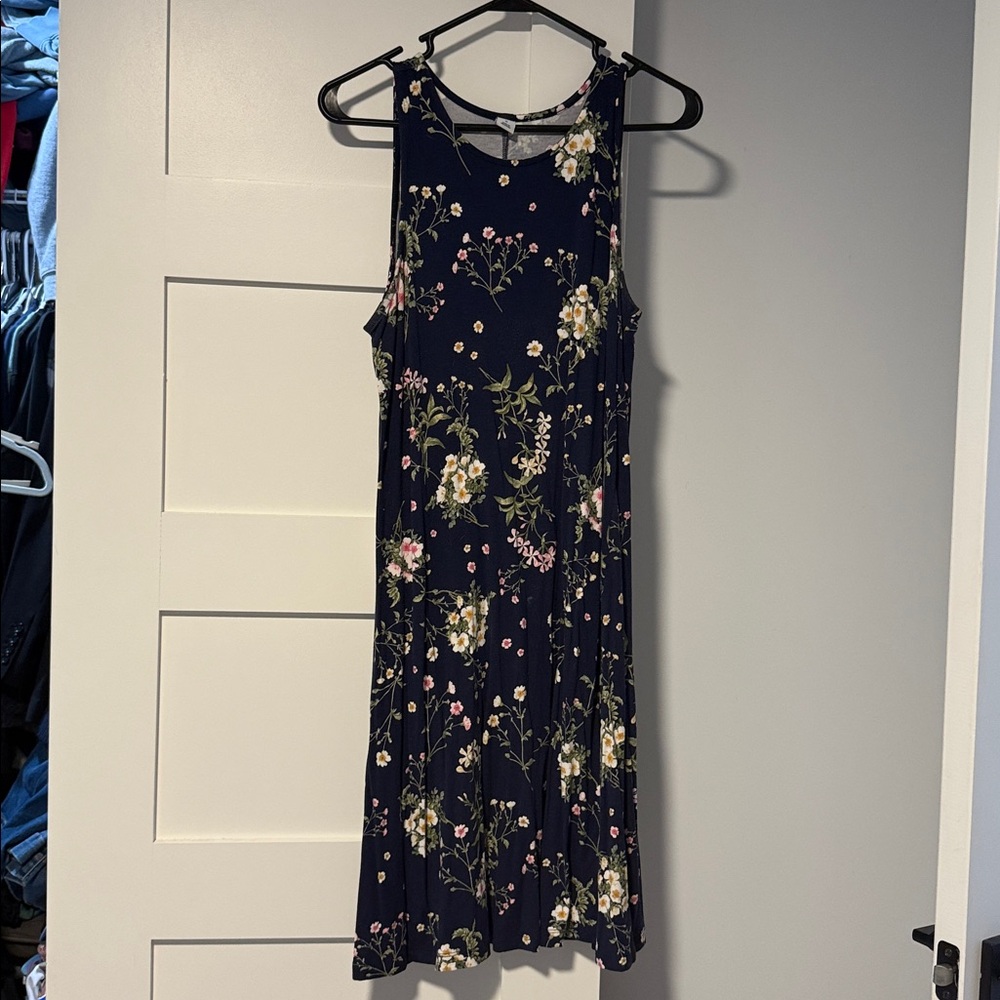 Old Navy Pink and Cream Floral Dress